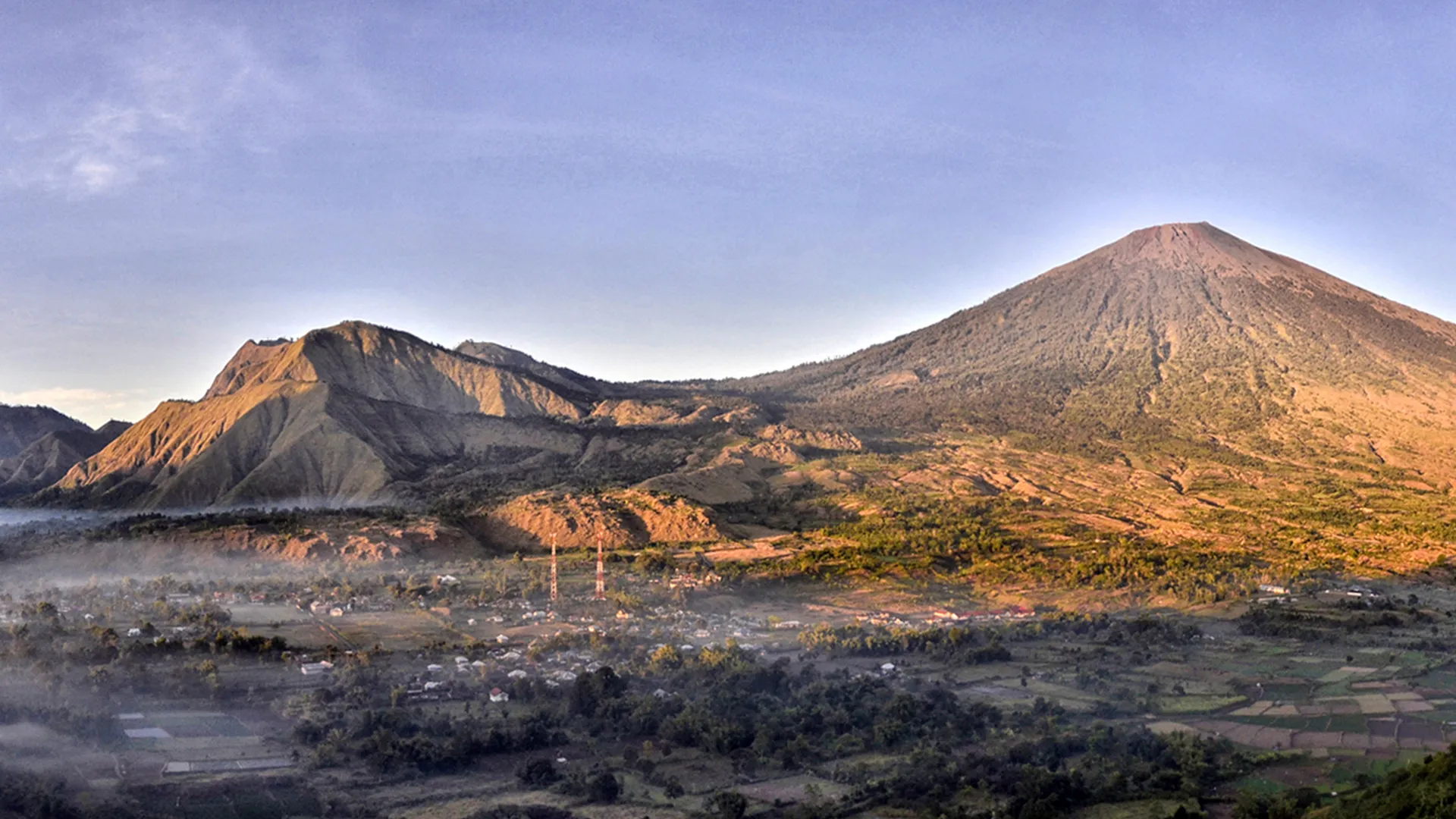 Scenic view of Lombok